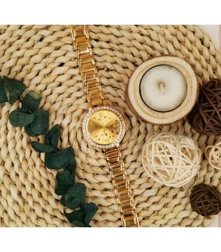 W3551 - Colorful Gold Fashion Watch